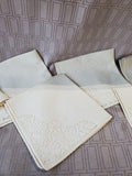 Set of 7 Cream Napkins