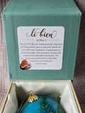 Pier 1 Li Bien Beachy Christmas Ornament
