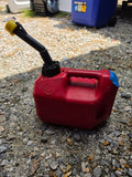 1 Gal Plastic Gas Can, About 1/3 Full