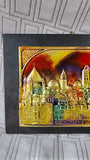 Signed Colorful Jerusalem Wall Plaque