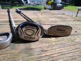 Calloway Women's Big Bertha X-12 Irons (S-4)w/Graphite Shafts + Red Calloway Golf Bag + Putter and Hybrid Club