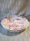 Pair of Spode Archive Collection Traditions Series Transferware Wall Hanging Plates