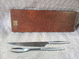 Kalmar Designs Stainless Steel Carving Knife and Fork Set