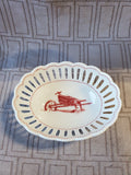 (A) Andrea by Sadek Colonial Williamsburg "Winter Homestead" Trinket Dish