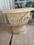 Faux Concrete Fiberglass Planter