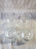 (B) Lot of 4 Clear Tervis Double Walled Tumblers