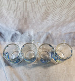 Set of 4 Cera Clear Glass "Saloon" Beer Mugs