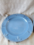 Pair of Debby Segura Sorrento Stoneware Blue Dinner Plates (A)
