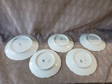 Lot of 5 Floral Plates