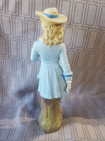 Porcelain Boy in Blue Figurine