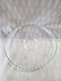 Vintage Clear Glass Cake Plate