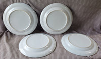 Set of 4 White Dinner Plates