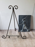 Egyptian Pharaoh Stone Slab with Display Easel