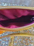 Nine West Sequined Shoulder Bag with Wristlet