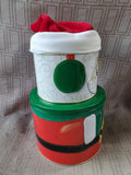 Santa Stacking Cookie Tin