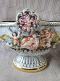 Italian Made Capodimonte Centerpiece Dish