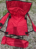 Red Dick'sFolding Armchair w/Carry Bag