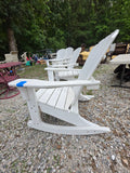 Seaside Casual Furniture Recycled Polymer Rocking Chair Pair w/Side Table (two sets available, priced separately)