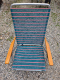 Low Reclining Beach Chair
