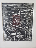 Signed and Number "Fishing II" Print by J. Scott