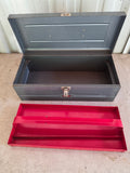 Dunlap Metal Toolbox w/Tray