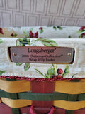 Longaberger 2008 Christmas Collection Wrap it Up Basket