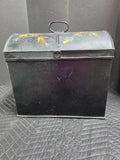 Hand Painted Galvanized Metal Box