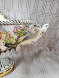 Italian Made Capodimonte Centerpiece Dish