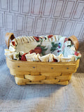 Longaberger Square Basket with Fruit Liner