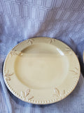 Pair of Debby Segura Sorrento Stoneware Yellow Dinner Plates (B)