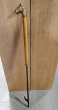 Fire Poker with Brass Horse Head Handle