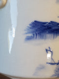 Asian Inspired Blue and White Tea Caddy