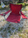 Red Folding outdoor Chair (no bag)