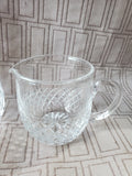 Atlantis Crystal Creamer and Sugar Set