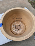Large Decorative Glazed Pottery Planter