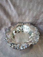 Silverplate Grapevine Rim Bowl