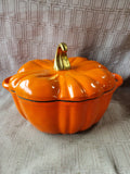 Smith Clark Iron Works 4 Qt Cast Iron Pumpkin Dutch Oven