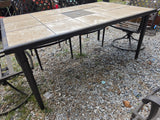 7-Piece Hampton Bay Bronze Tone Patio Dining Set, No Cushions