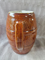 Barrel Pottery Jug