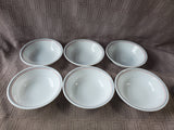 Set of 6 Corelle by Corning Striped Bowls