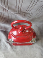 Lighted Christmas Snow Globe Lantern WORKS