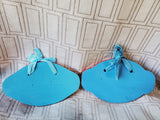 Pair of Wooden Hand Painted Signs