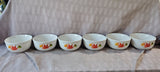 Set of 6 Royal Norfolk Autumn Leaf Ceramic Bowls