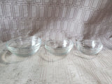9 Piece Duralex Clear Glass Nesting Mixing Bowl Set