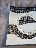 Black, White, and Clear Mosaic Tile Trinket Dish