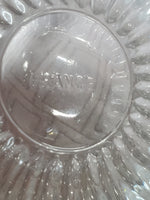 Heavy Clear Glass Ash Tray