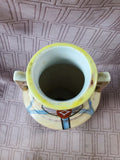 Hand Painted Double Handled Vase