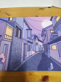 Machi Purple Night Scene Desk Mat UNUSED
