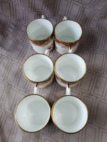 12 Piece Hammersley & Co. Demitasse and Saucer Sets