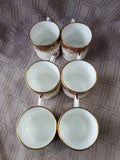 12 Piece Hammersley & Co. Demitasse and Saucer Sets